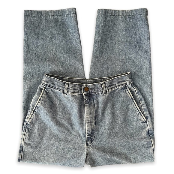 Vintage 90's Medium-Light Wash High Waist Mom Jeans - Picture 3 of 8